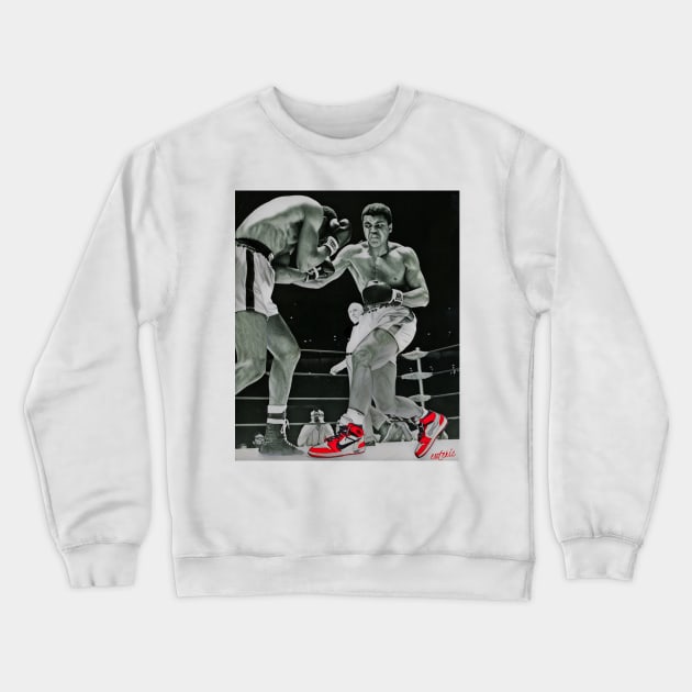 Ali , Bomaye Crewneck Sweatshirt by Esoteric Fresh 